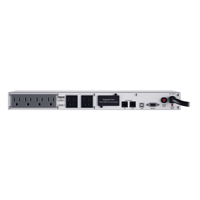 UPS de 500 VA/300 W, Topología Línea Interactiva, Entrada 120 Vca NEMA 5-15P, Tipo Rack 1 UR, Con 6 Tomas NEMA 5-15R - Imagen 4