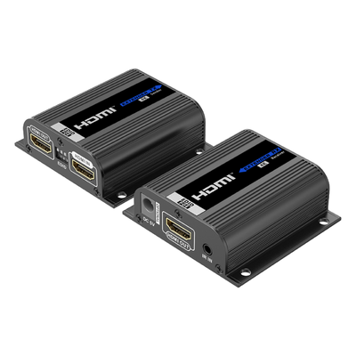 Kit Extensor HDMI | Hasta 70m 1080p | 40m 4K@30Hz | Compatible con HDCP | Cable Cat 6 Recomendado | Soporta Múltiples Resoluciones | Soporta PoC | Salida Loop - Imagen 3