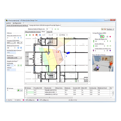 IP Video System Design PROFESSIONAL Tool / Software de Diseño para el Sistema de Vídeo IP / Hasta 64 Cámaras por Proyecto