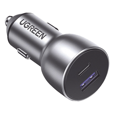 Cargador de Auto 52.5W | Puerto USB-A y USB-C | Carga Rápida | Compatible con Vehículos de 12 y 24 VCD | PD3.0 + QC3.0 | Chip Inteligente | Diseño Compacto Mayor Eficiencia Energética | Caja de Aluminio - Imagen 3