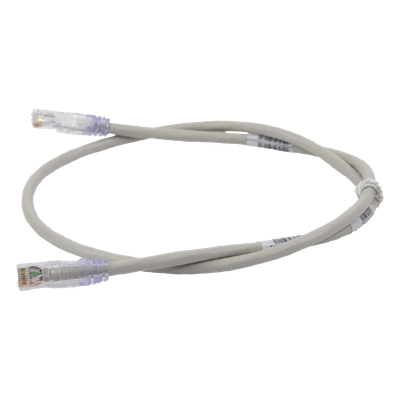 Cable de Parcheo TX6, UTP Cat6, 24 AWG, CM, Color Gris, 0.91 Metros (3 Pies) - Imagen 4