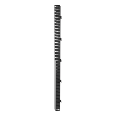 Organizador Vertical IN-Cabinet, Sencillo (Solo Frontal), Para Uso Con Gabinetes Panduit, 40 UR, 4.2 in de Ancho, Color Negro - Imagen 4
