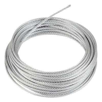 Cable ( retazo 35 metros ) de retenida 1X7 1/8" alta resistencia galvanizado clase A