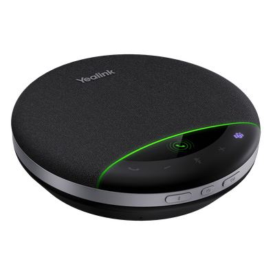Yealink SP96, altavoz portátil con micrófono integrado, Bluetooth 5.3 con adaptador USB-C/A, alcance de captación de voz de 5 m, 26 horas de conversación, cancelación de ruido con IA. - Imagen 3