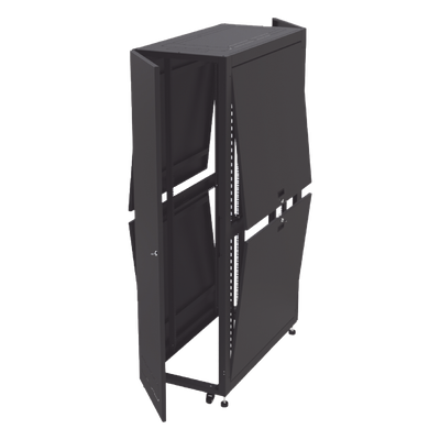 Gabinete Profesional para Telecomunicaciones de 45UR, 1200 mm Profundidad, Incluye 2 Organizadores Verticales de 45 Unidades de Rack, Se envía el Gabinete Armado. - Imagen 11