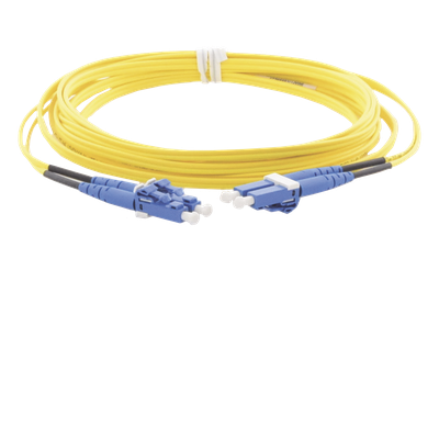 Jumper de Fibra Optica Monomodo 9/125 OS2, LC-LC Duplex, OFNR (Riser), Color Amarillo, 3 Metros (9.84 Pies) - Imagen 3