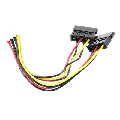 Cable Doble de Corriente SATA / Compatible con DVR´s epcom y HIKVISION / 15 cm de Longitud - Imagen 3