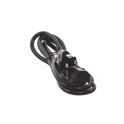 Cable de Alimentación Trifásico / 1.5 m (4.9 ft) / IEC 320C13 a NEMA 5-15P / 18 AWG / 120-240 Vca