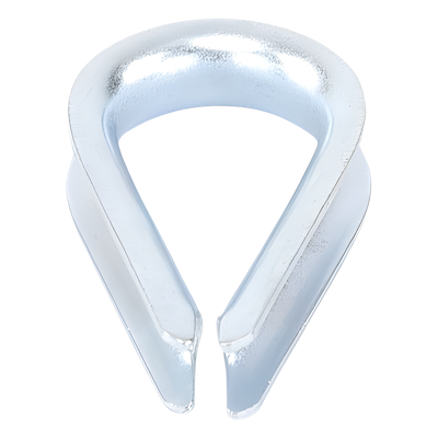 Cuello/ Guardacabo/ Rozadera para Cable de 1/4" de Acero Galv. por Inmersión. - Imagen 5