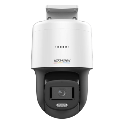 Domo PT IP 4 Megapixel / Lente 4 mm  / Luz Blanca 30 mts / dWDR  / PoE / IP66 / Micrófono y Bocina Interconstruido / Micro SD / Incluye Montaje de Pared y Techo