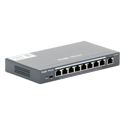 Switch Administrable 8 Puertos PoE+ 802.3af/at Gigabit, gestión gratuita desde la nube, 120w - Imagen 9