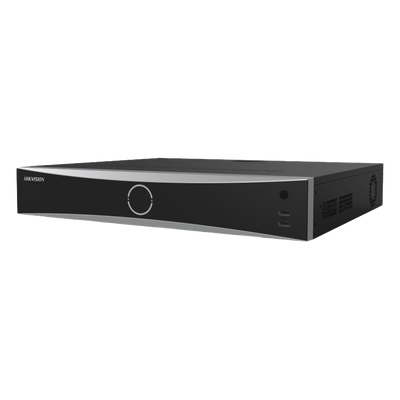 [Acusearch] NVR 12 Megapixel (4K) / 32 canales IP / AcuSense (Evita Falsas Alarmas) / Reconocimiento Facial / 4 Bahías de Disco Duro /  HDMI en 4K / Alarmas I/O