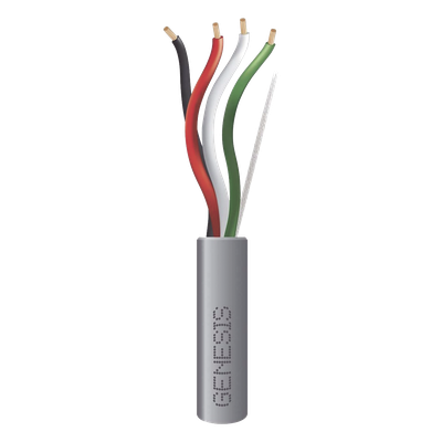 Bobina de 152 m (500 ft) / Cable para Alarma 4x16 AWG / Riser / Gris