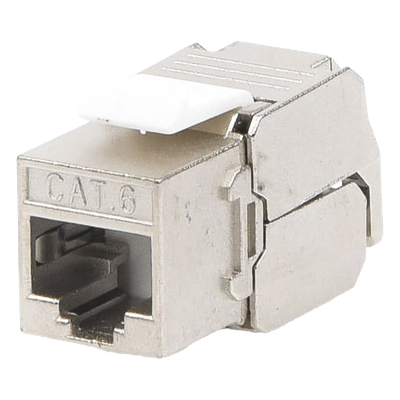 Módulo Jack Keystone Cat6 Blindado (STP) Sin Herramienta (Toolless)
