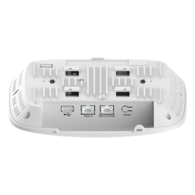 Access Point cnPilot XE3-4 WiFi 6/6E 802.11ax (2.4, 5 y 6 GHz), 3 radios definidos por software (SDR), MU-MIMO 4x4, Políticas de control de aplicaciones, hasta 1,500 clientes, gestión desde la nube, hasta 6.6 Gbps. - Imagen 5
