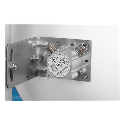 Antena direccional de Alto Rendimiento/ Parábola profunda para mayor aislamiento al ruido / 24.5 dBi / (4.9 - 6.4 GHz) / Conectores N-Hembra / Fácil Montaje y Soporte de acero inoxidable / Radomo Incluido - Imagen 4
