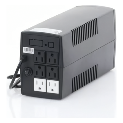 UPS de 850VA/510W / Topología Línea Interactiva / Entrada y Salida 120 Vca / Clavija NEMA 5-15P / 6 Tomas NEMA 5-15R / Sin RJ11 ni RJ45 - Imagen 3