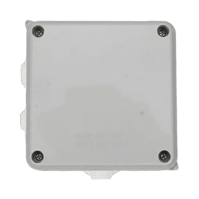 Caja de Conexiones Impermeable IP65, 7 Entradas, Dimensiones 100 x 100 x 70 mm, para Instalaciones Industriales, Comerciales y Residenciales, Incluye Tornillería para su Instalación - Imagen 6
