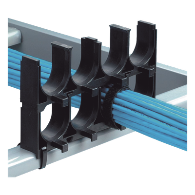 Espaciador de Cables de Nylon 6.6, Con 1 Espacio de 1.25 in (31.8 mm) de Diámetro, Color Negro, 1 Pieza - Imagen 2