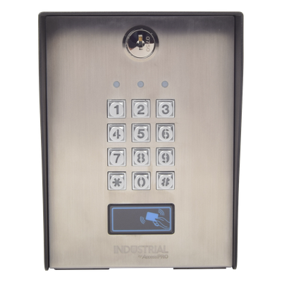 Teclado exterior/interior antivandálico, 3 relevadores, 50 códigos de visitantes, 1200 usuarios - Imagen 3