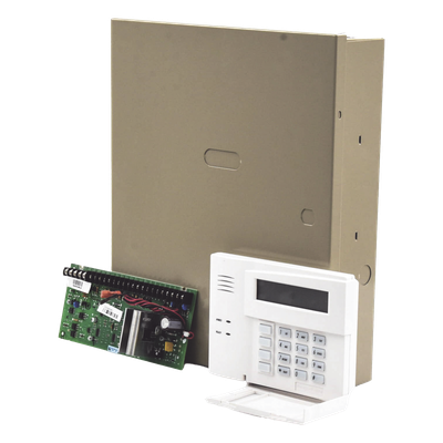Panel de control de intrusión de hasta 48 zonas con teclado alfanumérico y receptor inalámbrico integrado, compatible con serie 5800 - Imagen 3