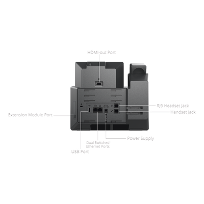 Videoteléfono IP pantalla táctil con android de 16 líneas, doble puerto Gigabit, PoE/PoE+ - Imagen 8