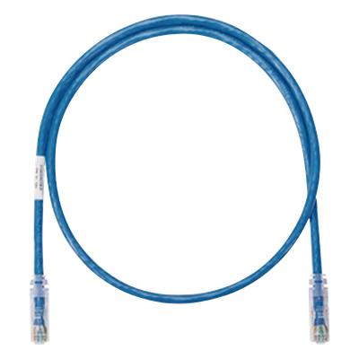 Cable de Parcheo UTP Categoría 6, con Plug Modular en Cada Extremo - 1 Metro (3.28 Pies) - Azul