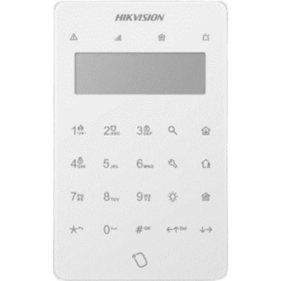 Teclado LCD para Cerco Eléctrico / Display Monocromo / Táctil + Tag M1 / Bus RS-485 / 12 VDC / EN 50131 Security Grade 2
