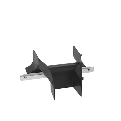 Bajada/Salida de Cables Para Charola Wire Basket, de 4 in, Con Control de Radio de Curvatura, Color Negro - Imagen 5
