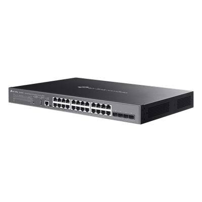 Switch Omada L3 SDN Administrable / 24 puertos PoE af/at Gigabit y 4 puertos SFP+ / Presupuesto PoE 720W / Funciones RIP, VRRP, Servidor DHCP / Administración centralizada OMADA / Fuente Redundante - Imagen 4