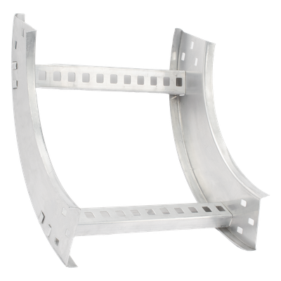 Curva Vertical Interior de Aluminio de 90° Perfil Z / Peralte 3 1/4" / Ancho 12" / Radio 8" / Incluye Tornillería (CHVI90EZ314R8X12AK)