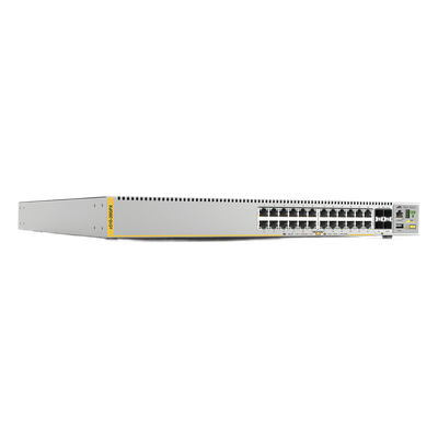 Switch PoE+ Stackeable Capa 3, 24 puertos 10/100/1000 Mbps + 4 puertos SFP+ 10 G, 370 W, fuente redundante