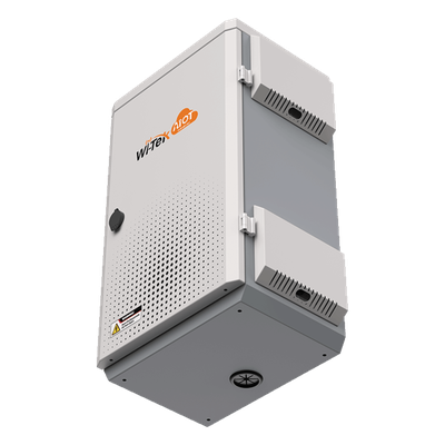 Gabinete de Acero Ventilado para Exterior 680 x 480 x 315 mm con Rieles DIN y 4 Placas Laterales para Montaje de Equipos por Fuera - Imagen 7