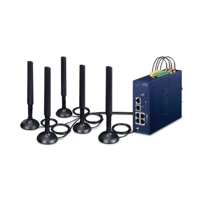 (LoRa) Gateway Industrial LoRaWAN Celular 5G NR Con 5 Puertos 10/100/1000T - Imagen 5