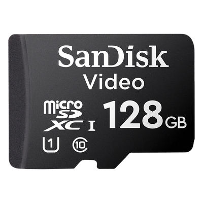 Memoria microSD SanDisk 128GB / Alta Resistencia / Videovigilancia / Clase 10