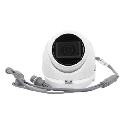 AUDIO POR COAXITRON / Domo TURBOHD 2 Megapixel (1080p) / Gran Angular 106° / Lente 2.8 mm / 20 mts IR EXIR / Exterior IP66 / 4 Tecnologías / dWDR / Metal - Imagen 4