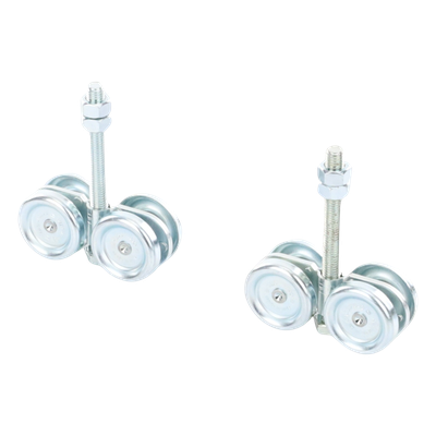 ECO KIT 4C - M / Kit de Carretillas de Cuatro Ruedas / Carga Soportada de 150 lbs / Incluye Dos Carretillas Para Puertas Colgantes - Imagen 3