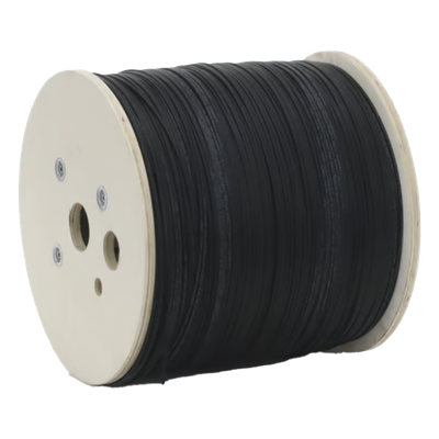 Carrete de 2 Kilómetros de Fibra Óptica Drop Plana, Interior/Exterior G.657A2 Monomodo de 1 Hilo (Unifibra), Dieléctrica, Forro Negro, Compatible con Conectores FASC, FASCUP, FASCLC - Imagen 3