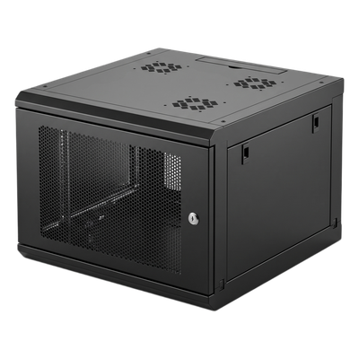Gabinete Rack 19 Pulgadas / 04 Unidades / Ventilado / Montaje Pared / Acero Calibre 20 / Capacidad 100 kg / Dimensiones 636x606x283 mm (25x23.9x11.1 in) - Imagen 3