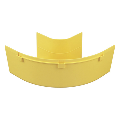 Ángulo Recto a 90º Horizontal, Para Canaletas FiberRunner™ 4X4, Color Amarillo - Imagen 5