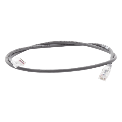 Patch Cord MC6 Modular Cat6 UTP, CM/LSOH1, 0.91 Metros (3 Pies), Color Gris