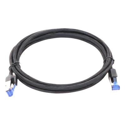 Cable Ethernet Cat8 CLASS F/FTP Redondo con Malla de Nylon 2 Metros (6.56 Pies) - Imagen 9