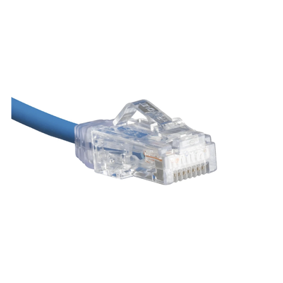 Cable de Parcheo TX6, UTP Cat6, Diámetro Reducido (28AWG), Color Azul, 20.2 cm (8 Pulgadas) - Imagen 5