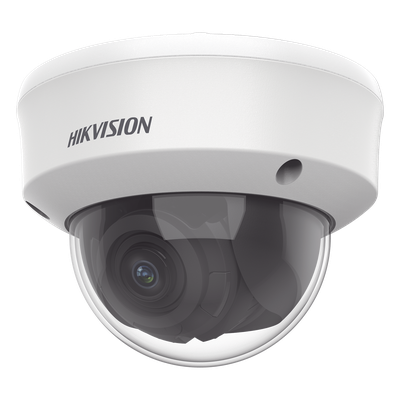 Domo TURBOHD 2 Megapixel (1080p) / Lente Varifical 2.7 a 13.5 mm / 40 mts IR EXIR / Exterior IP67 / IK10 / dWDR / Ultra Baja Iluminación / 12 Vcc