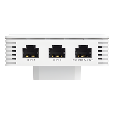 Punto de Acceso Omada / Wi-Fi 7 BE3600 MU-MIMO 2x2 / 1 Puerto Entrada 2.5 Gbps PoE ++ / 1 Puerto 2.5 Gbps PoE pass-through / 2 Puertos 1 Gbps / Mesh Omada / Operaciones Multiencale (MLO) / Configuración por Controlador o Stand-Alone / Para Montaje - Imagen 3