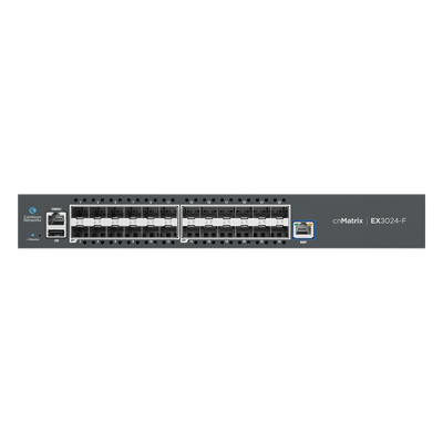 Switch cnMatrix EX3024F Ideal para Distribución en una Red Empresarial / 24 Puertos de Fibra Óptica SFP+(10 Gbps) / Capa 2 y Capa 3 / Doble Fuente de Alimentación en Corriente Alterna / Gestión Gratuita Desde la Nube - Imagen 4