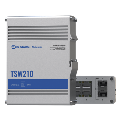 Switch Industrial No-Administrable 8 puertos Gigabit, 2 SFP 1G - Imagen 5
