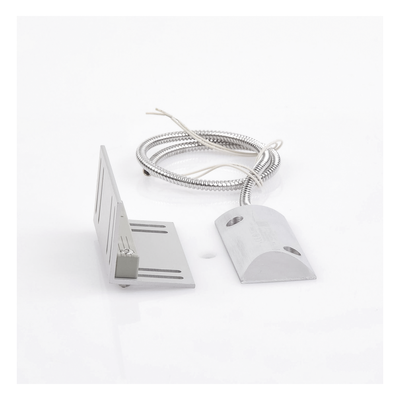 Contacto Magnético para Piso Uso Rudo / GAP 75 mm (3 in) / Cable Blindado 55 cm / Placa de Montaje en L / 12 VCC - Imagen 5