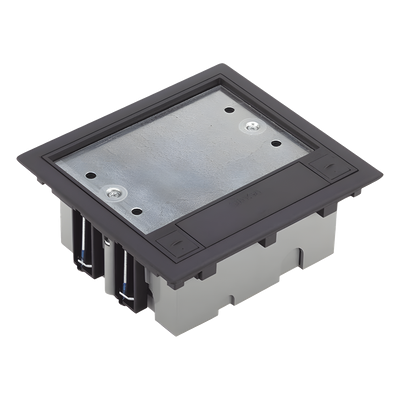 Caja de Suelo Simon Serie S / Para Voz, Datos o Contactos Eléctricos / Capacidad para 2 Módulos / Con Registro Integrado para Fijación en Concreto / Profundidad Ajustable de 70 a 100 mm (2.76 a 3.94 pulgadas) / Alta Resistencia Mecánica y Térmica - Imagen 4