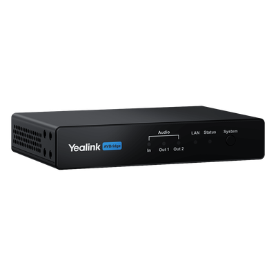 Caja de Audio AV-BRIDGE de Yealink con Procesamiento Profesional para Salas de Reuniones